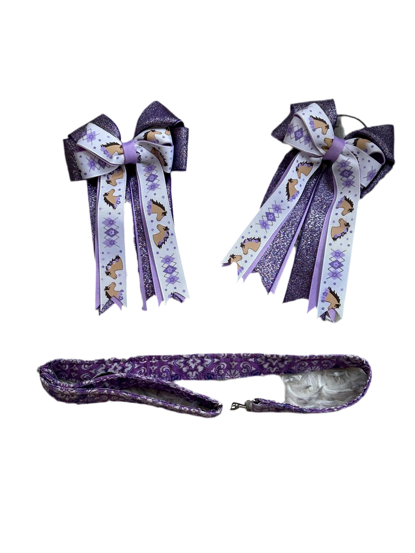 Gently Used Bow and Belt Set