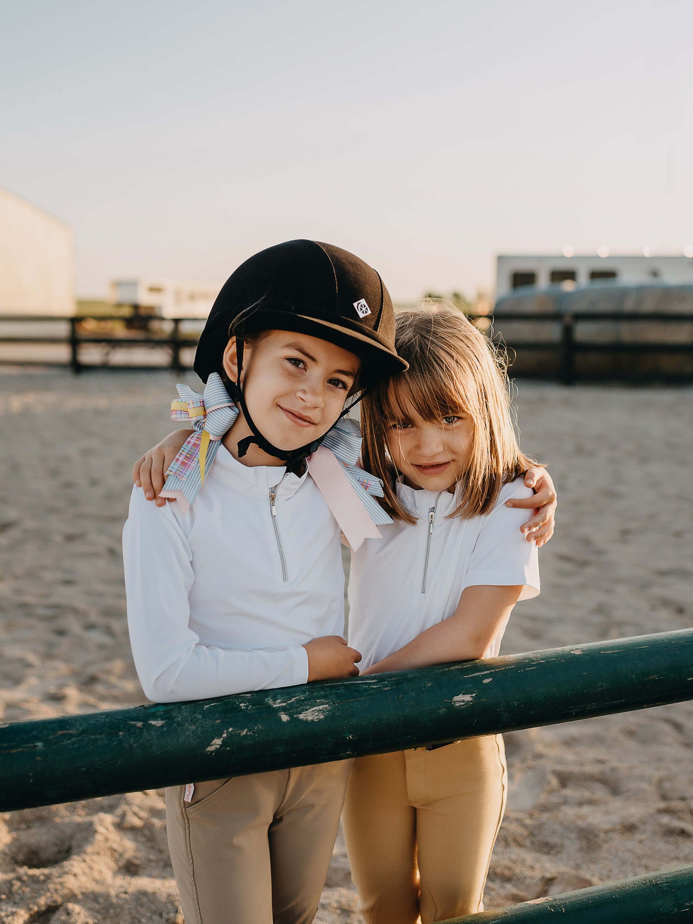 Belle and Bow Short Sleeve White Sunshirts