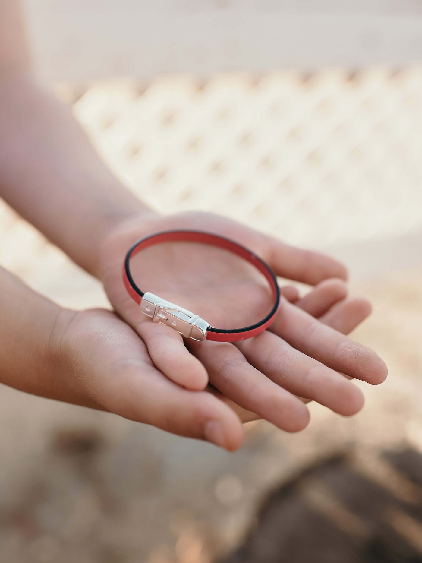 Coral Buckle Bracelet