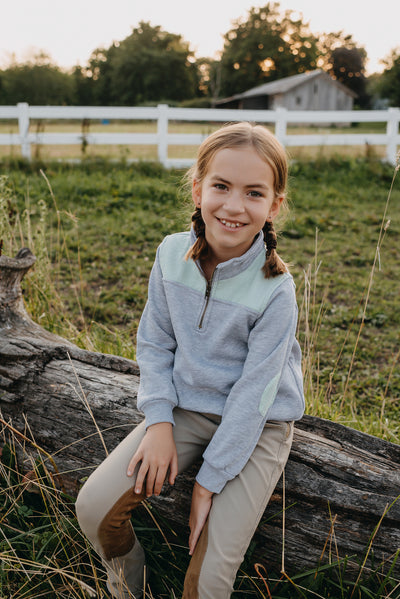 Elbow Patch Quarter Zip