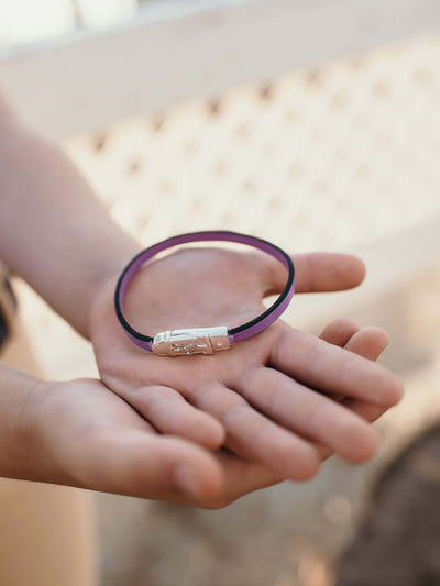 Purple Buckle Bracelet